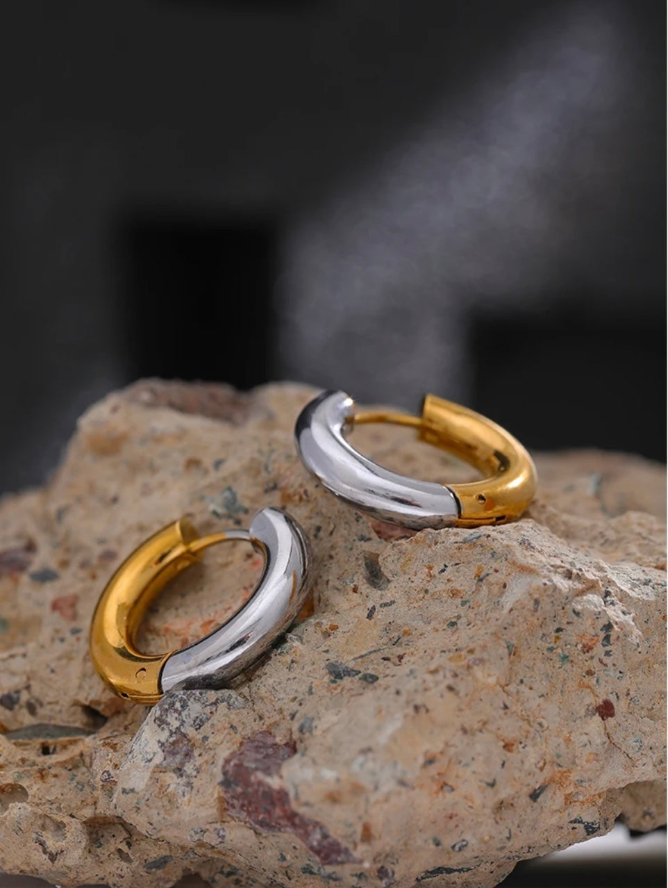 Auskarai ,,Two metals’’